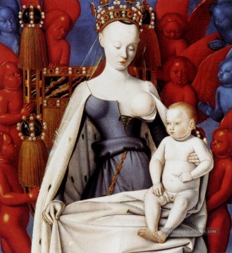 Vierge à l’Enfant Jean Fouquet Peinture à l'huile